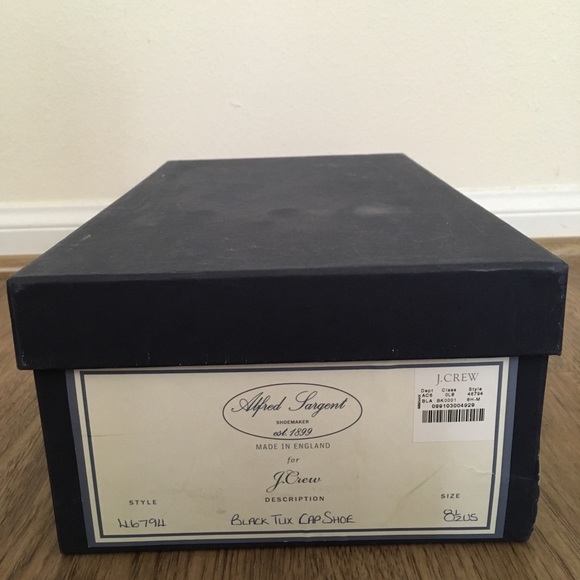 Alfred Sargent for J Crew Black Tux Cap SZ 8.5